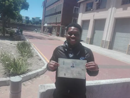 Driving certificate achievement